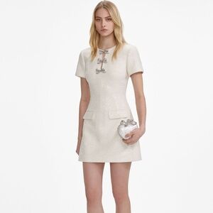 midi dress semi formal 525 America Deanna: Mixed Media Midi Dress Black / L